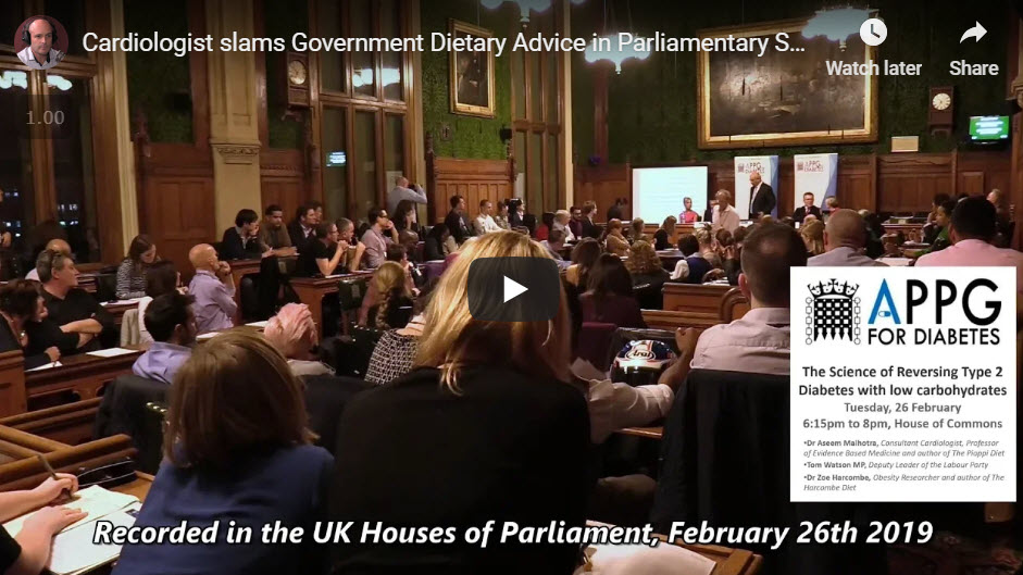 Cardiologist Slams Government Dietary Advice In Parliament