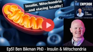 Ep51 Ben Bikman PhD - Insulin Mitochondria White and Brown Fat and How to Stay Healthy.