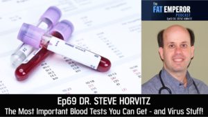 Ep 69 Dr. Steven Horvitz - The Most Important Blood Tests You Can Get - and Virus Stuff