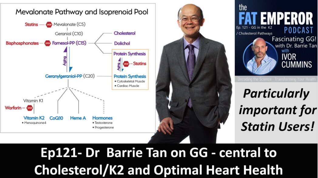 Ep121 - Dr. Barrie Tan and the Fascinating GG Compound - Central to Cholesterol & K2 Pathways